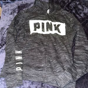 Women’s Pink Victorias Secret Zip-Up Hoodie